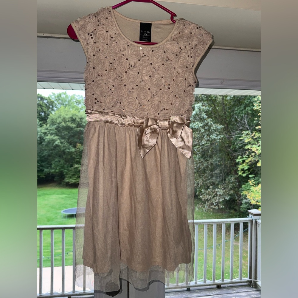 Tan dress size 10/12